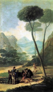 Francisco goya Painting - La Caída o El Accidente Francisco de Goya